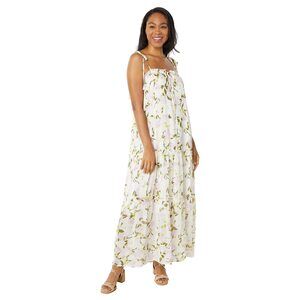 Lost + Wander Sweet Pea Maxi Dress Lavender Floral LG